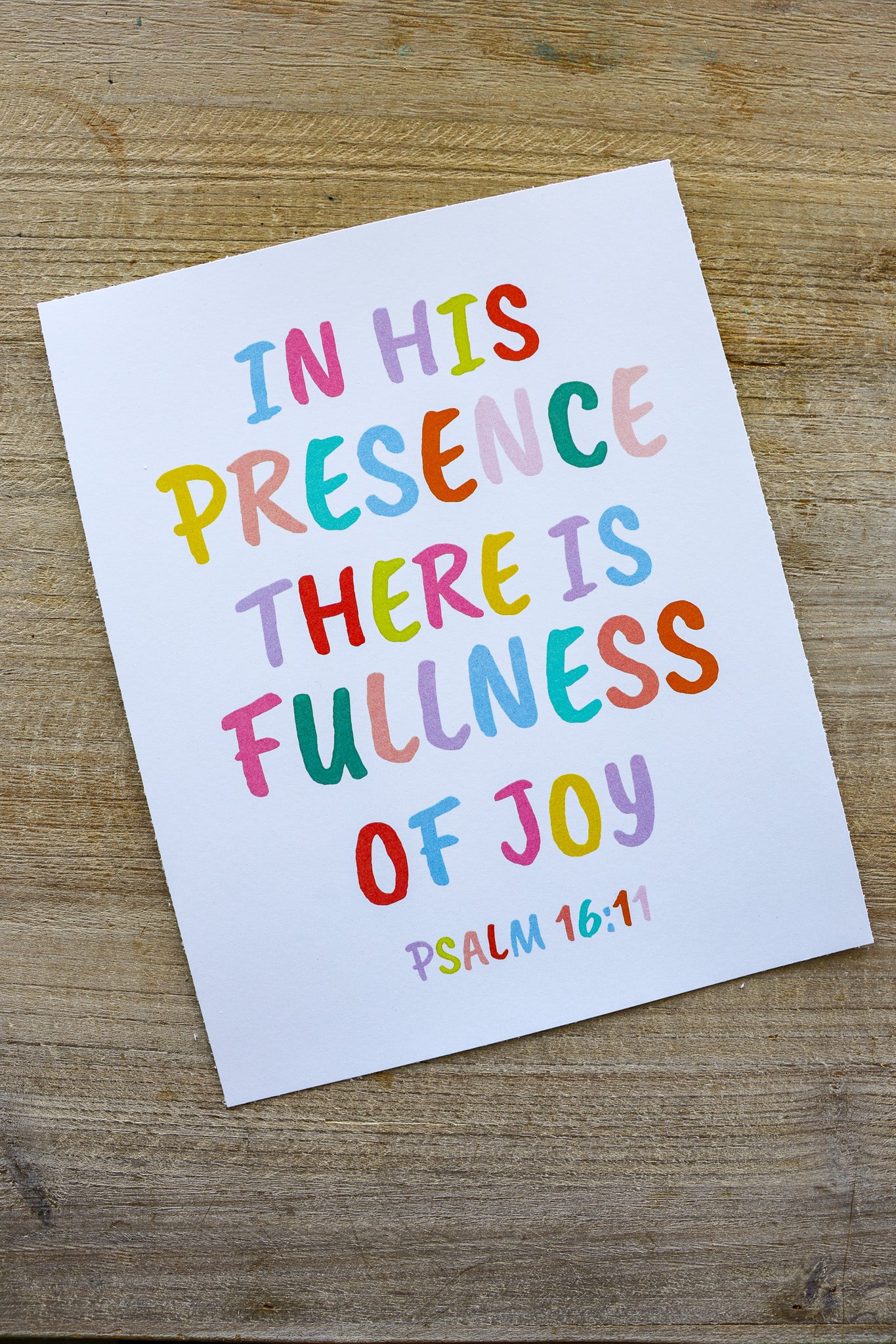 Fullness of Joy 8x10