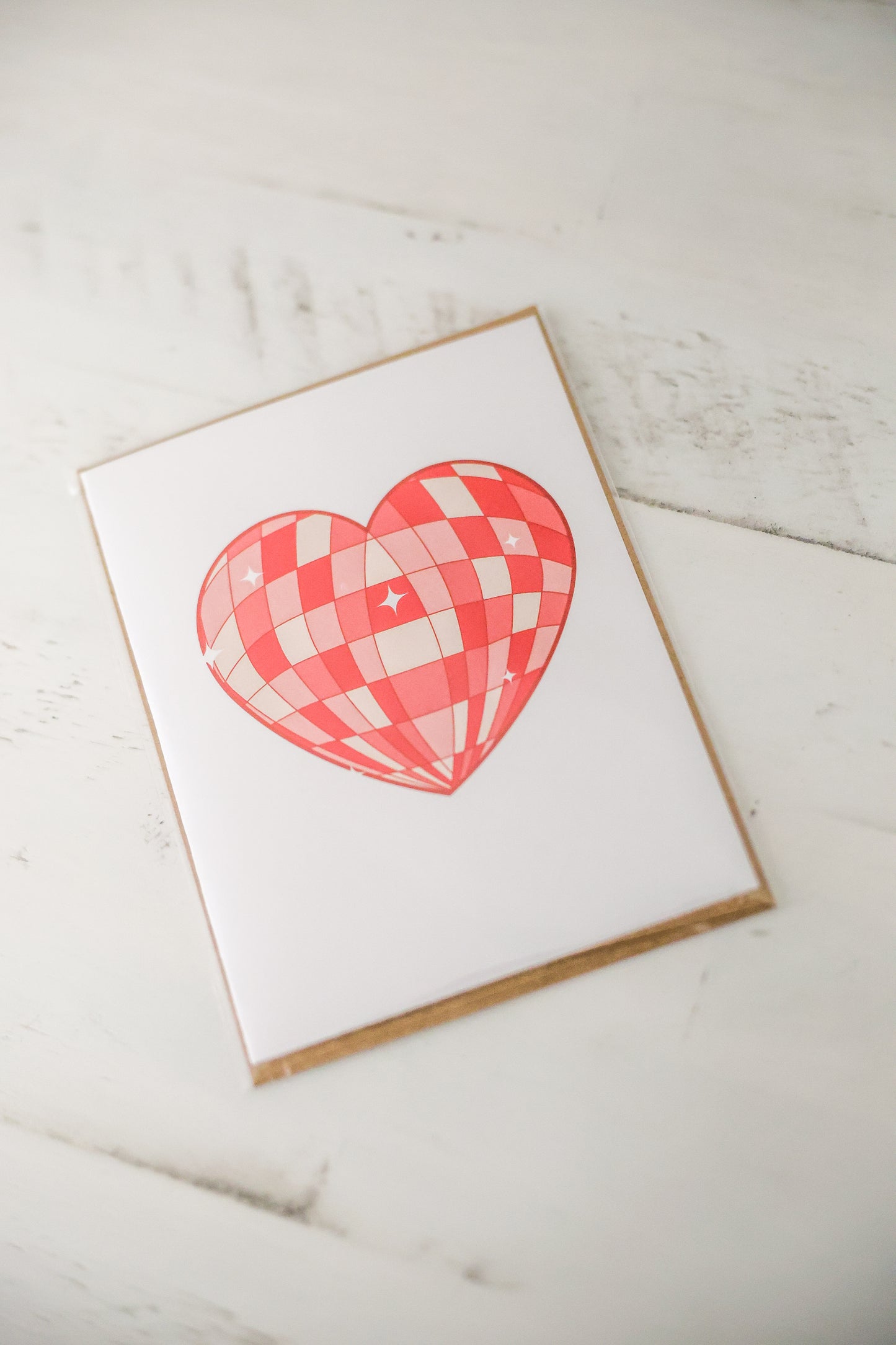 Disco Heart Card