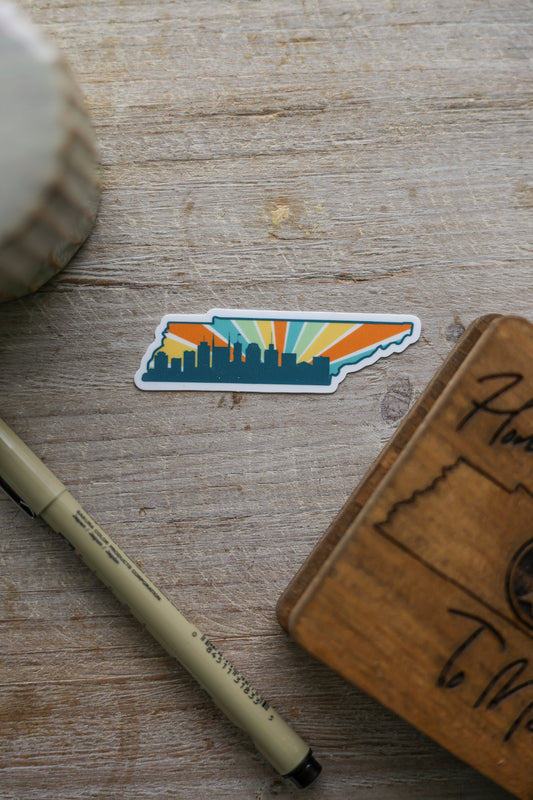 Tennessee Skyline Sticker