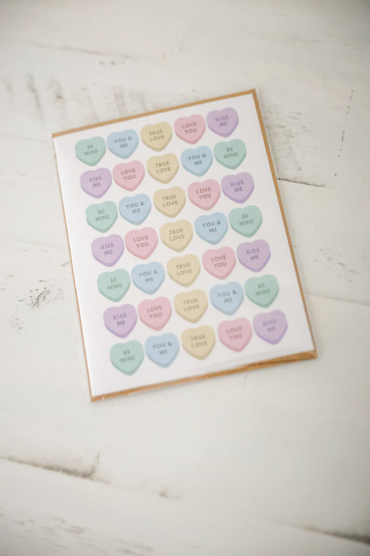 Conversation Heart Card