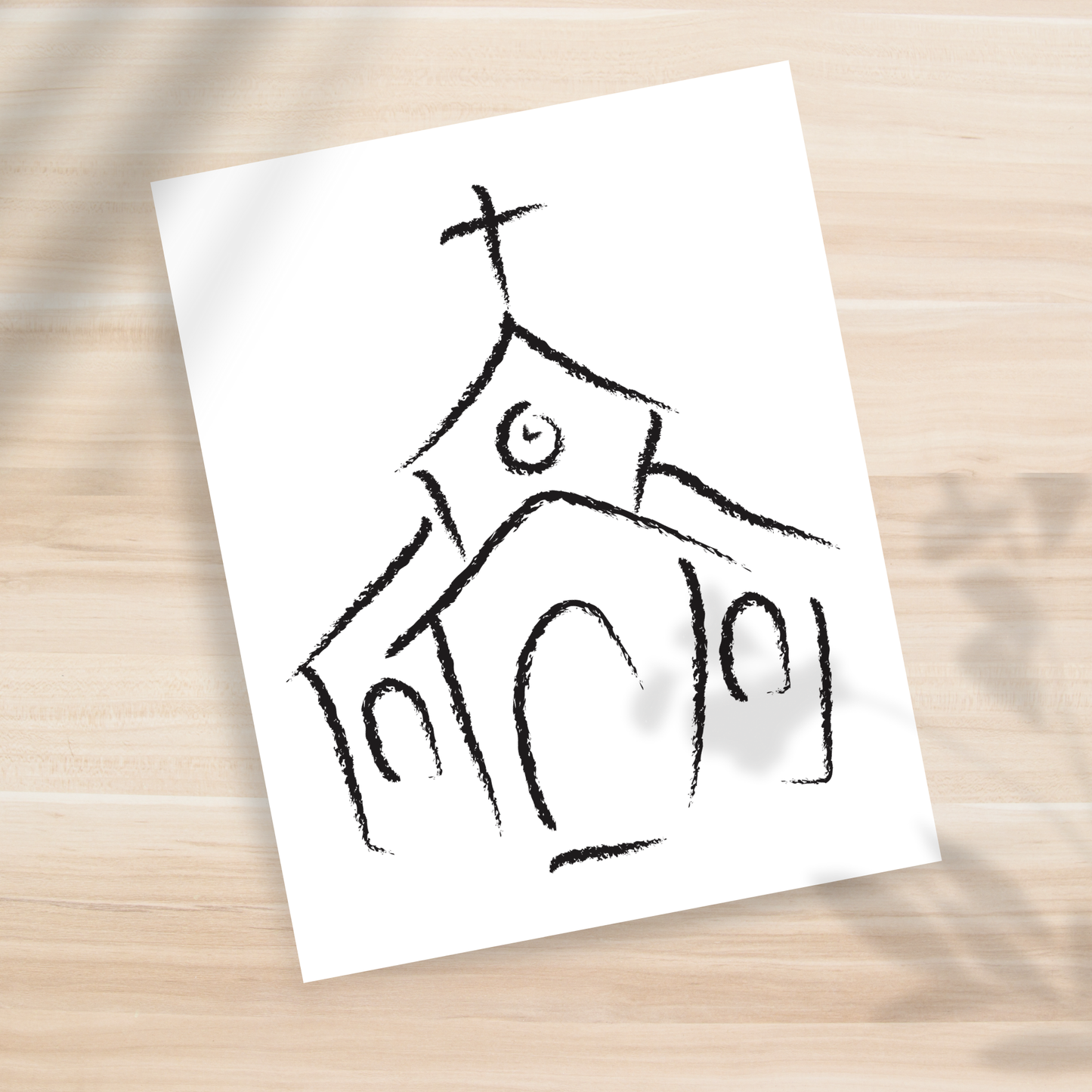 Simple Church 8x10" Print