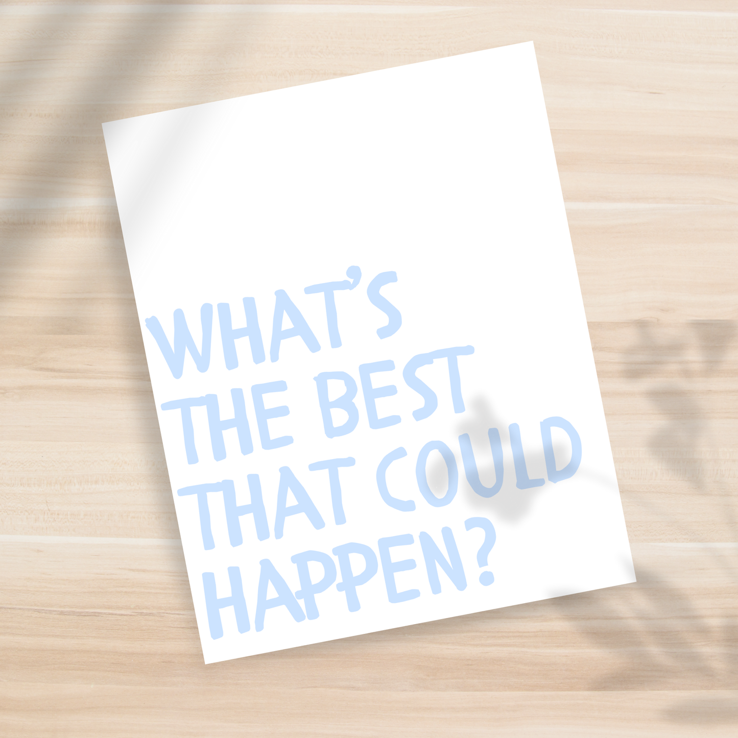 What's the Best that could Happen? - Blue