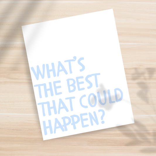 What's the Best that could Happen? - Blue