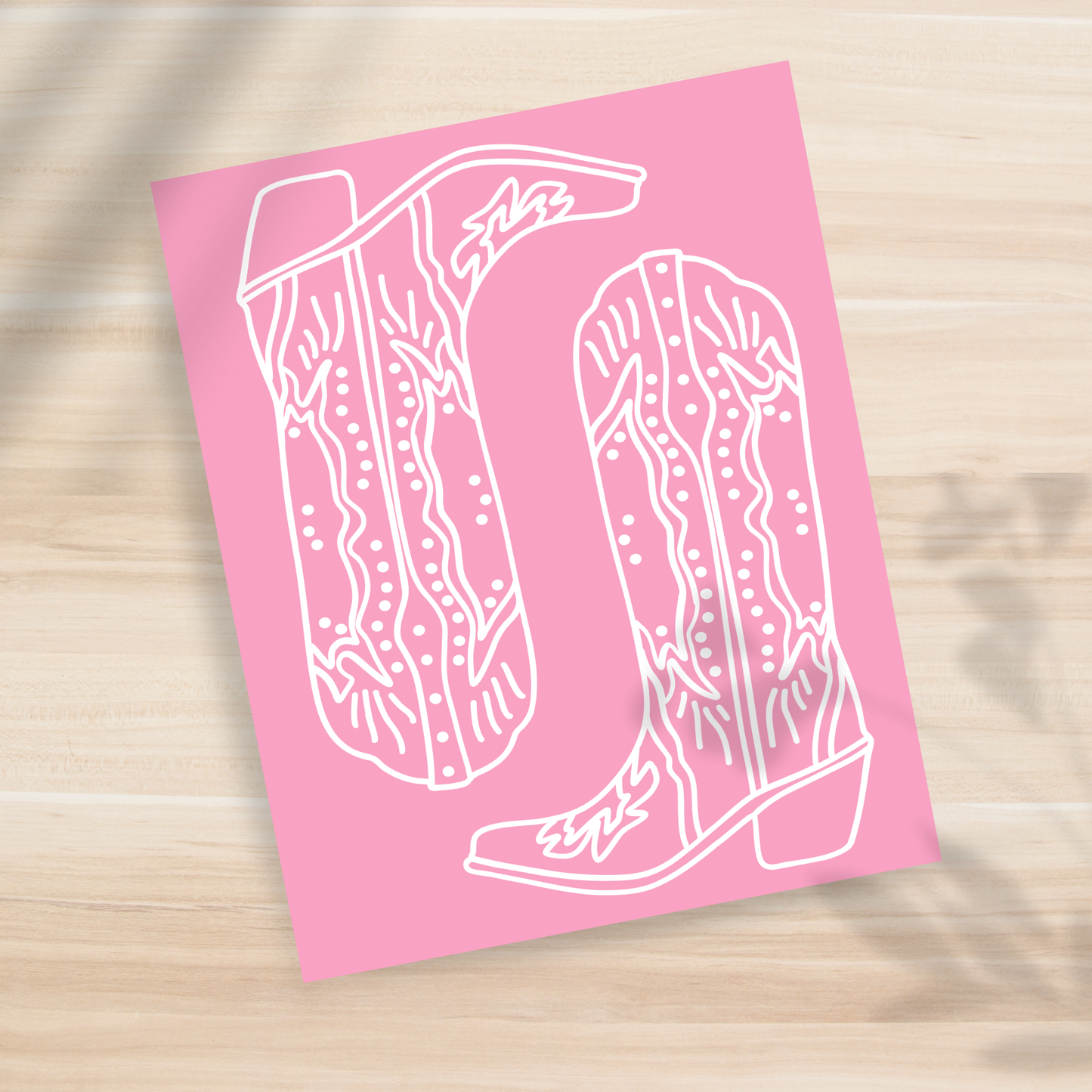 Boots 8x10" Print