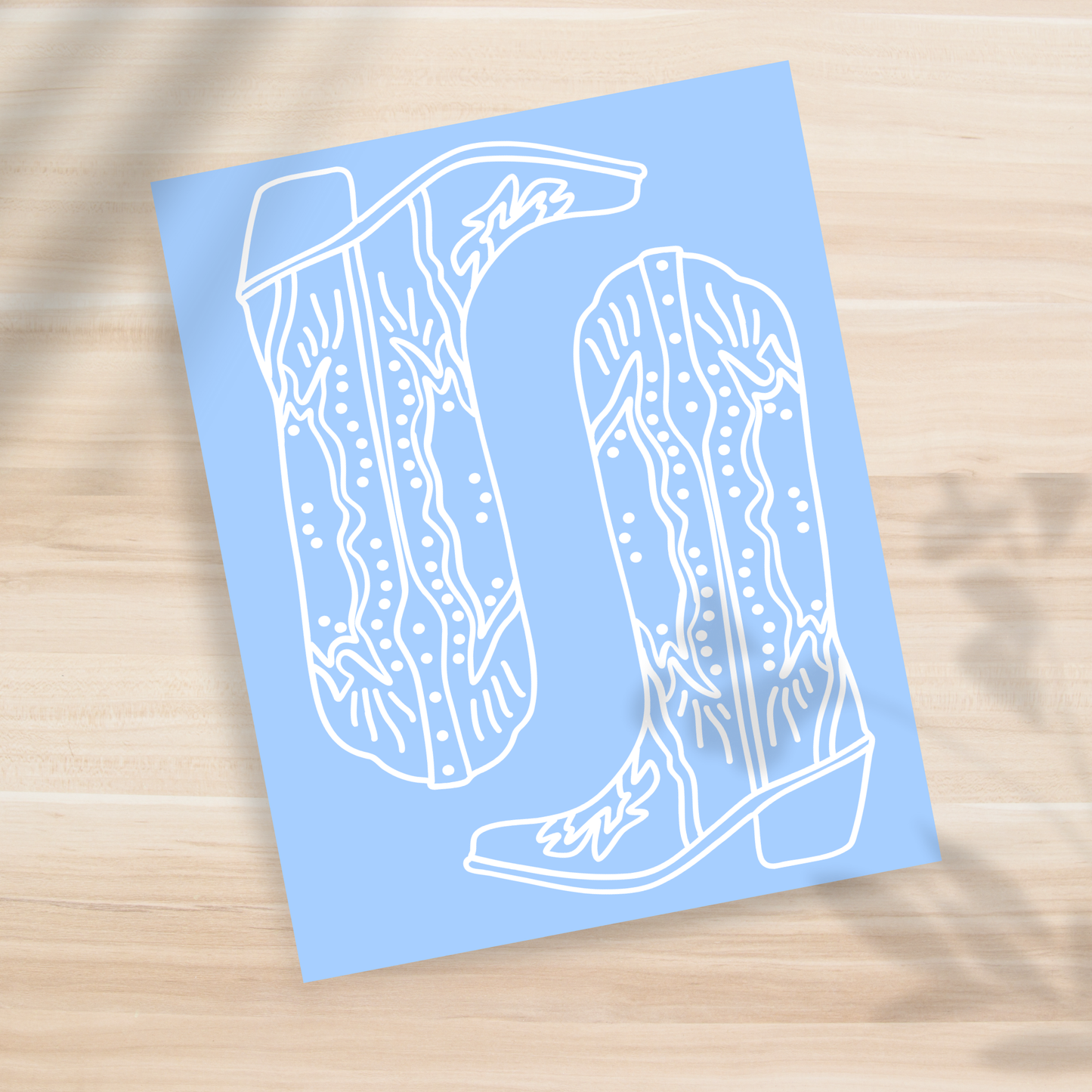 Boots 8x10" Print