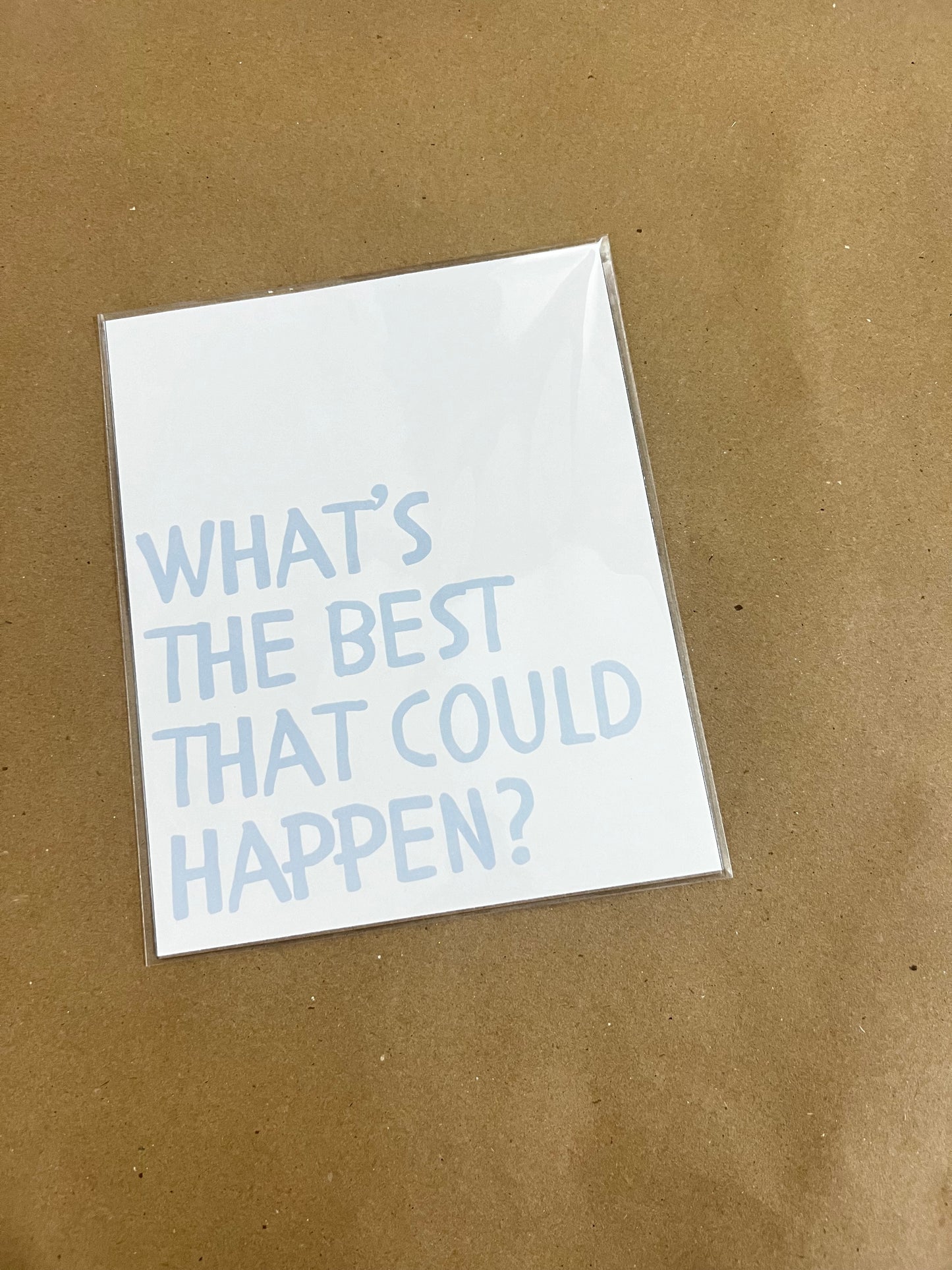 What's the Best that could Happen? - Blue