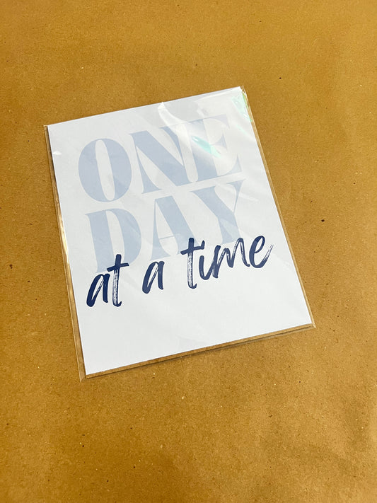 One Day at a Time - Blue